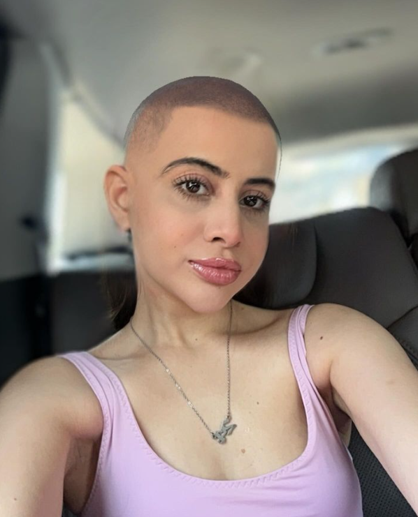 urfi javed bald look